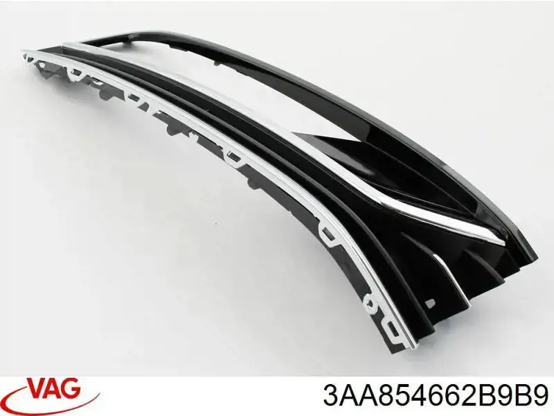 Grelha interna direita do pára-choque dianteiro VAG 3AA854662B9B9 preço, a partir de 41,21 USD