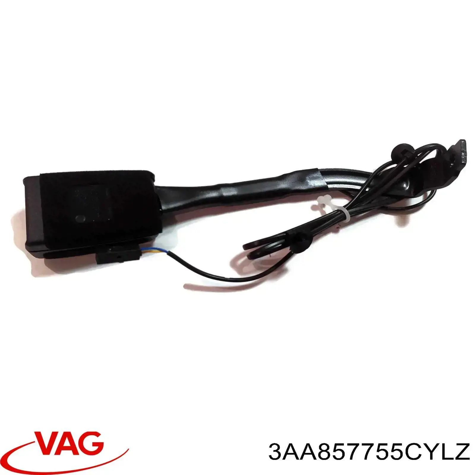3AA857755CYLZ VAG Correia de segurança dianteira esquerda
