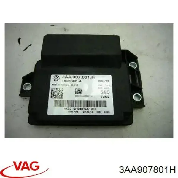 Unidade de controlo (módulo) do freio de estacionamento eletromecânico VAG 3AA907801H preço, a partir de 115,77 USD