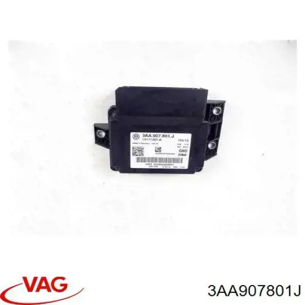 Compre 3AA907801J VAG Unidade de controlo (módulo) do freio de estacionamento eletromecânico