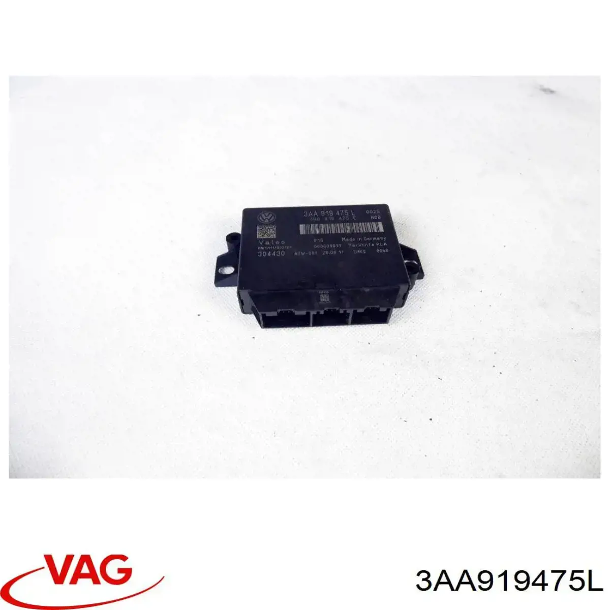 3AA919475L VAG Módulo de direção (Centralina eletrônica) de sensor de estacionamento