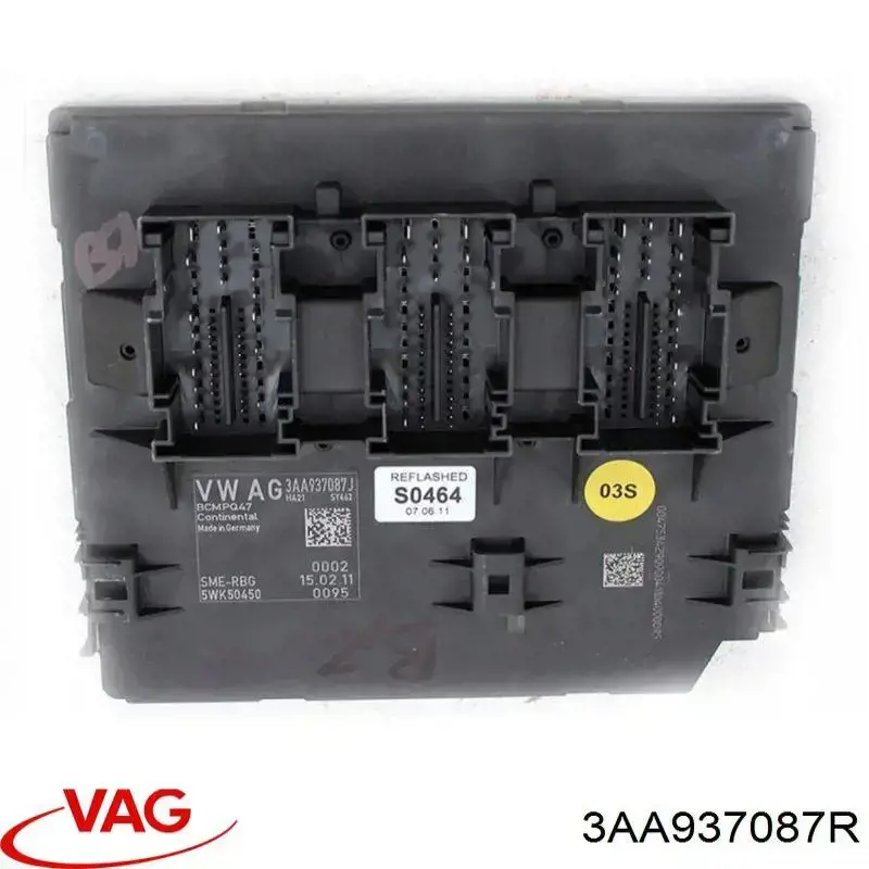 3AA937087R VAG Unidade de conforto