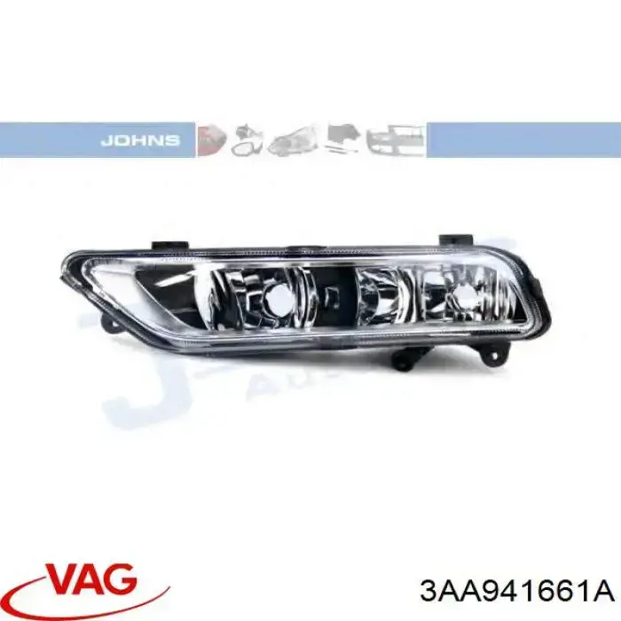Luzes de nevoeiro esquerdas VAG 3AA941661A preço, a partir de 73,02 USD