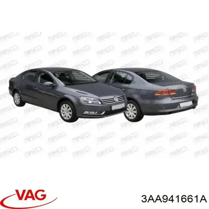 Compre 3AA941661A VAG Luzes de nevoeiro esquerdas
