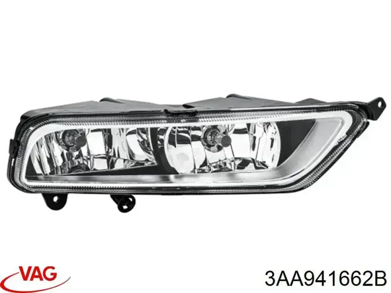 3AA941662B VAG Luzes de nevoeiro direitas