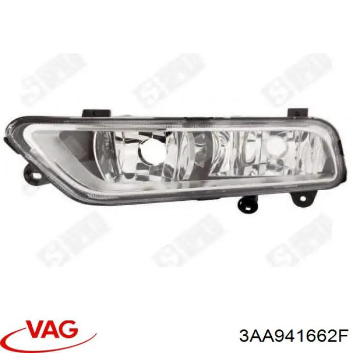 3AA941662F VAG Luzes de nevoeiro direitas