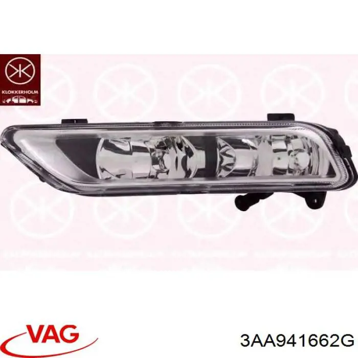Luzes de nevoeiro direitas VAG 3AA941662G preço, a partir de 58,97 USD