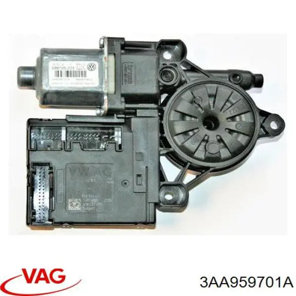 3AA959701A VAG Motor de acionamento de vidro da porta dianteira esquerda