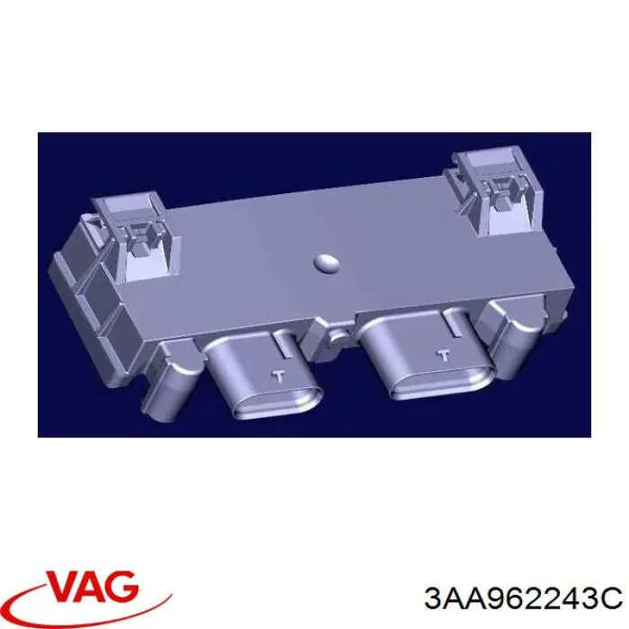 Módulo de direção (Centralina eletrônica) de abertura de tampa de porta-malas (de 3ª/5ª porta traseira) VAG 3AA962243C preço, a partir de 139,61 USD