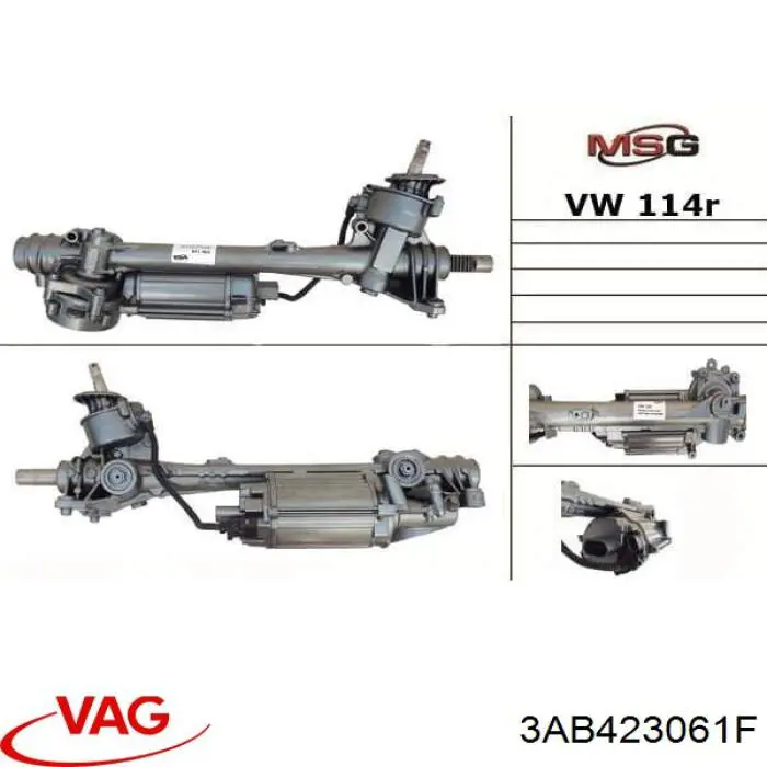 Compre 3AB423061F VAG Cremalheira da direção