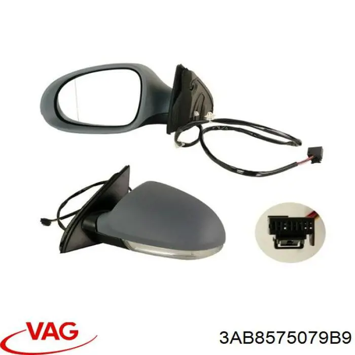 Espelho de retrovisão esquerdo VAG 3AB8575079B9 preço, a partir de 114,07 USD