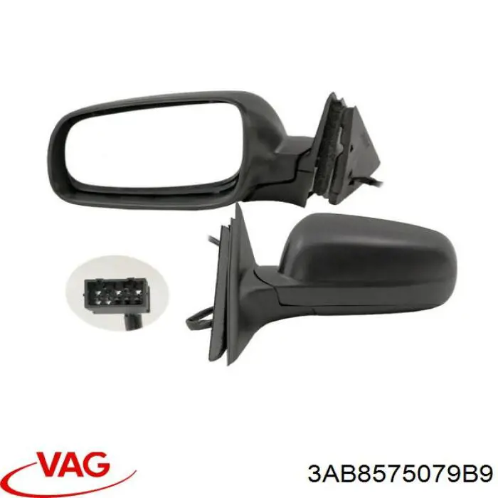 Compre 3AB8575079B9 VAG Espelho de retrovisão esquerdo