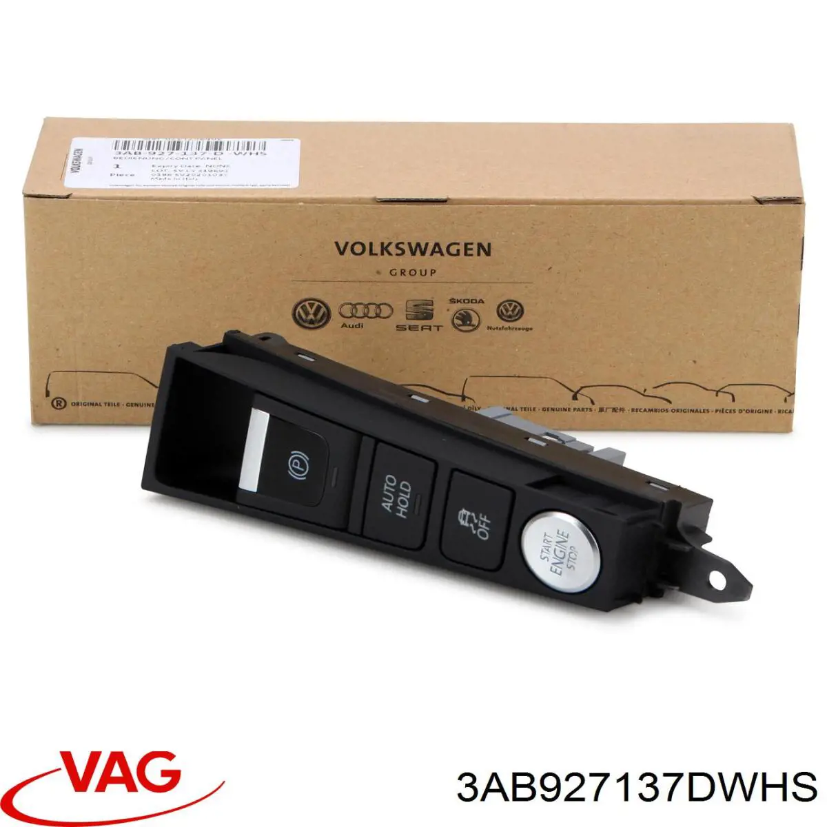 Tecla do freio de estacionamento eletromecânico VAG 3AB927137DWHS preço, a partir de 138,79 USD