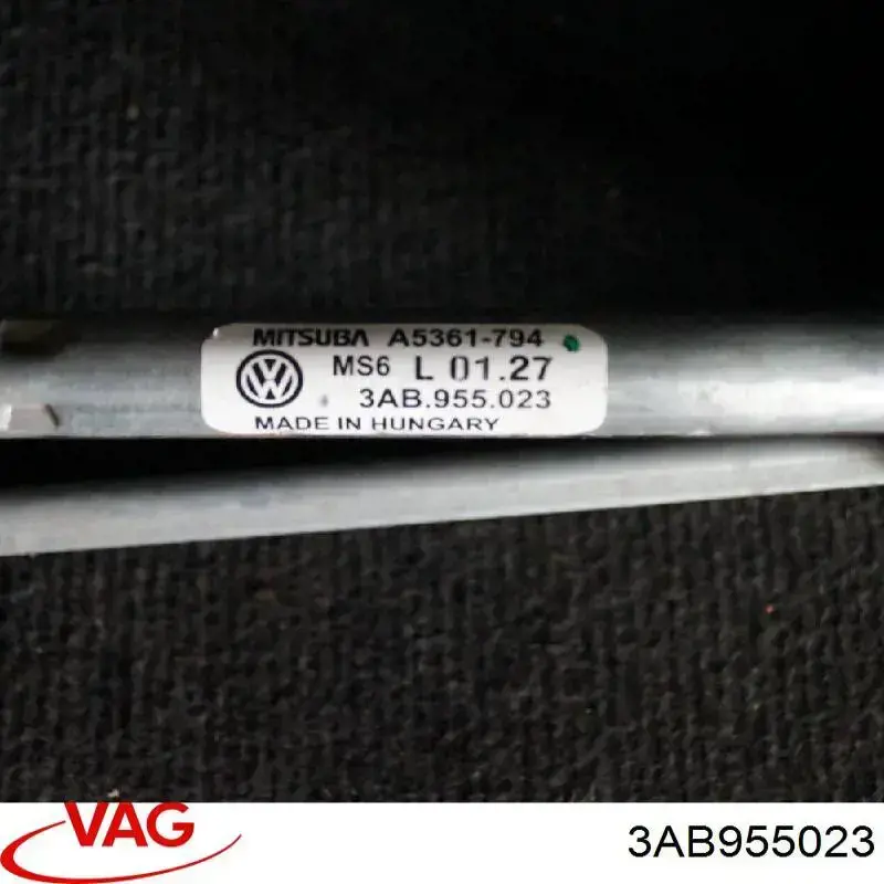 Trapézio de limpador pára-brisas VAG 3AB955023 preço, a partir de 56,28 USD