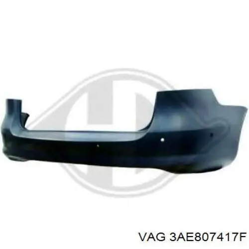 3AE807417F VAG Pára-choque traseiro