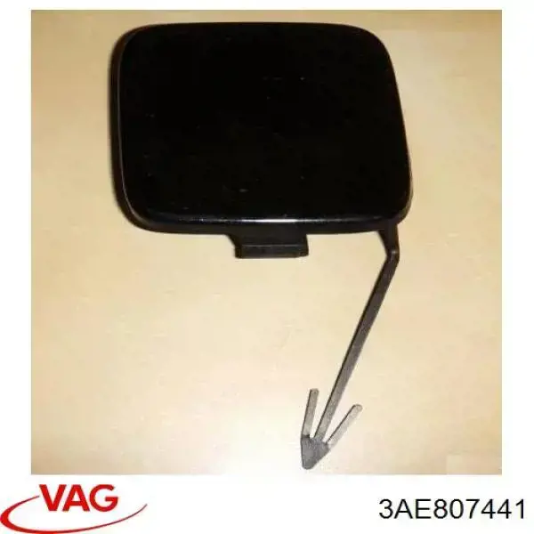 3AE807441 VAG Tampão traseiro do pára-choque do gancho de reboque