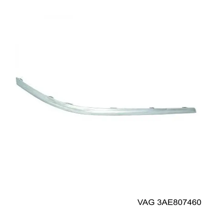 Moldura direita do pára-choque traseiro VAG 3AE807460 preço, a partir de 18,59 USD
