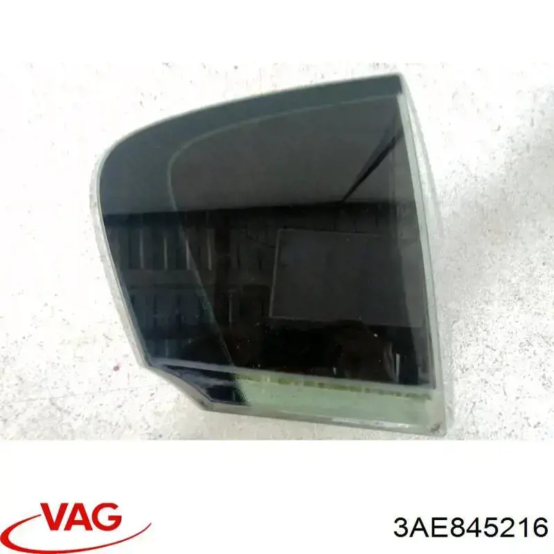 3AE845216 VAG Vidro de janelo da porta traseira direita