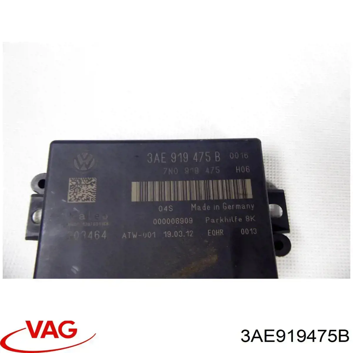 3AE919475B VAG Módulo de direção (Centralina eletrônica) de sensor de estacionamento