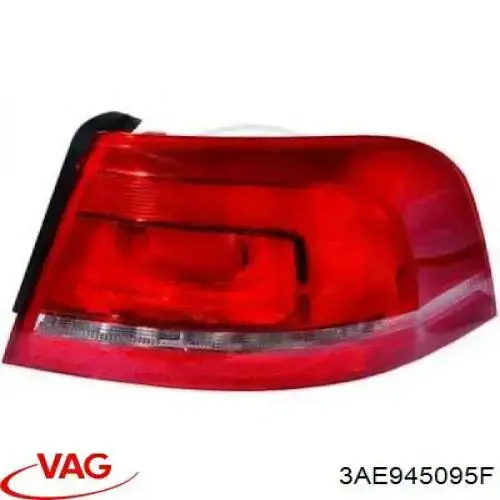 3AE945095F VAG Lanterna traseira esquerda externa