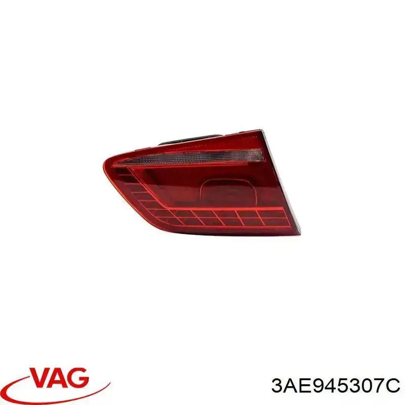 3AE945307C VAG Lanterna traseira esquerda interna