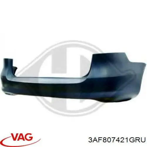 3AF807421GRU VAG Pára-choque traseiro