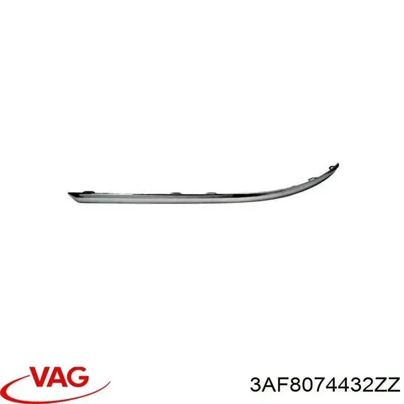 Moldura central do pára-choque traseiro VAG 3AF8074432ZZ preço, a partir de 59,29 USD