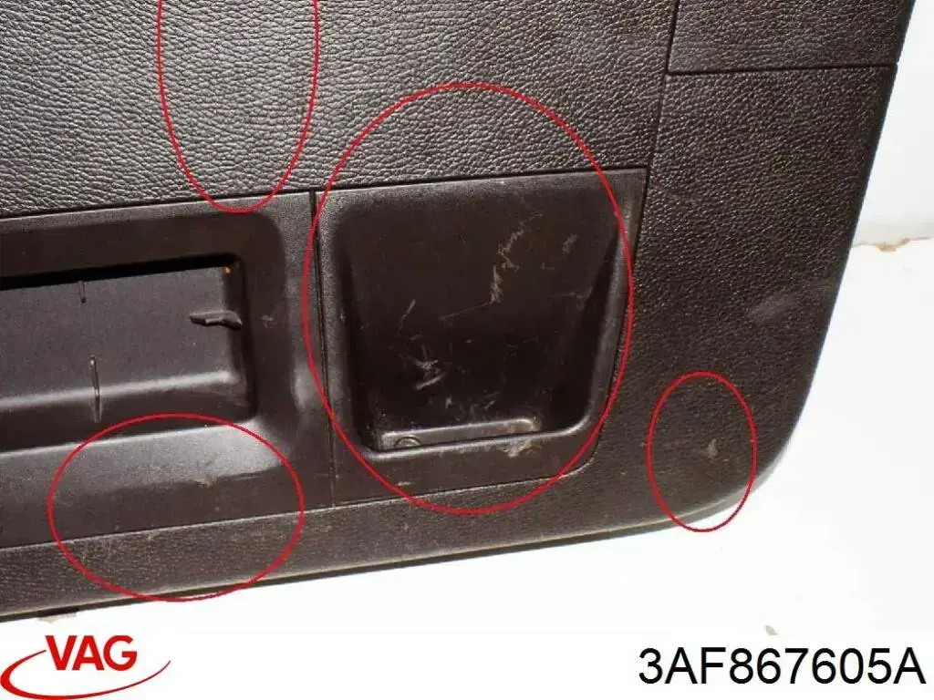 3AF867605A9B9 VAG Revestimento (cobrimento) de tampa de porta-malas (de 3ª/5ª porta traseira)