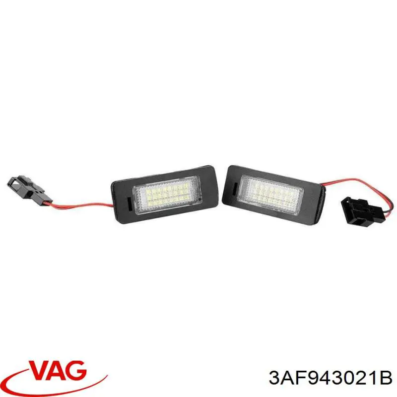 Lanterna da luz de fundo de matrícula traseira VAG 3AF943021B preço, a partir de 24,83 USD