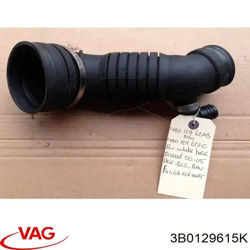 Cano derivado de ar do medidor de consumo do ar VAG 3B0129615K preço, a partir de 40,97 USD