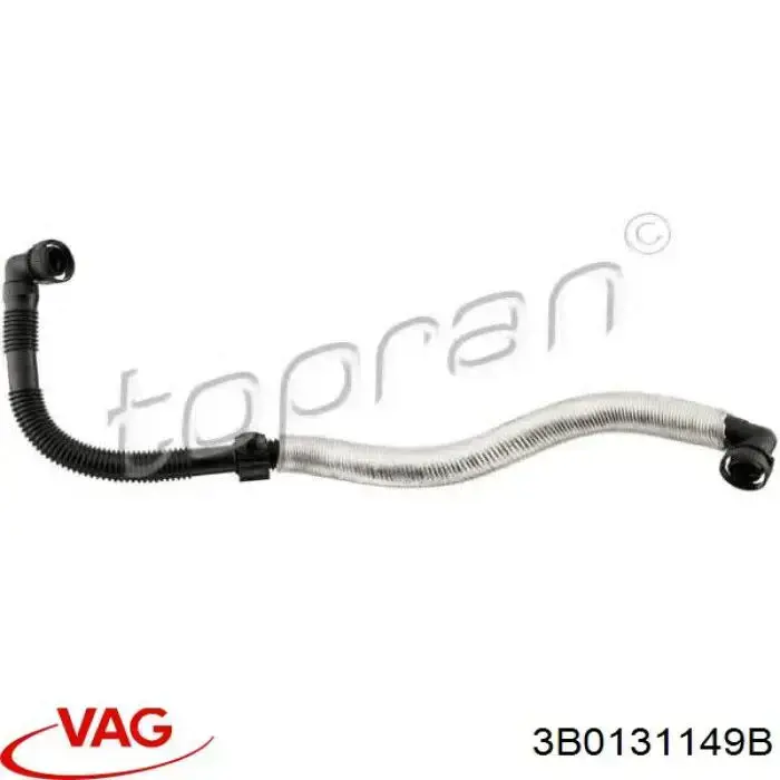 3B0131149B VAG Cano derivado de ar, desde a bomba até a válvula de fornecimento de ar