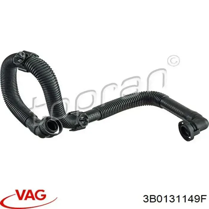 Compre 3B0131149F VAG Cano derivado de ar, desde a bomba até a válvula de fornecimento de ar