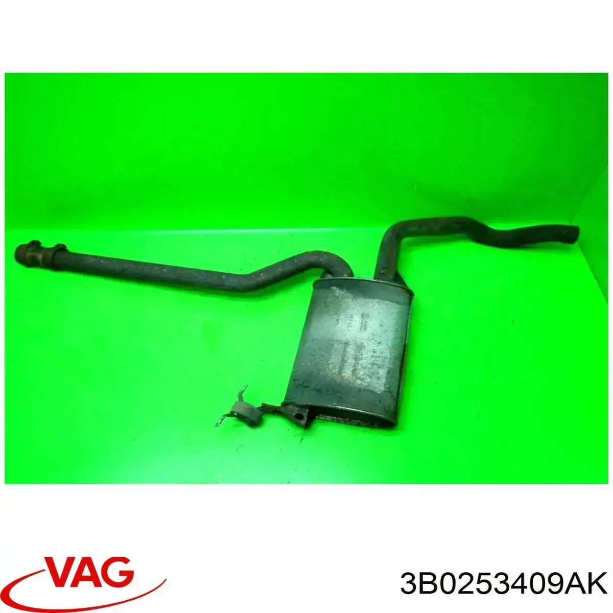 Silenciador, parte central VAG 3B0253409AK preço, a partir de 91,49 USD