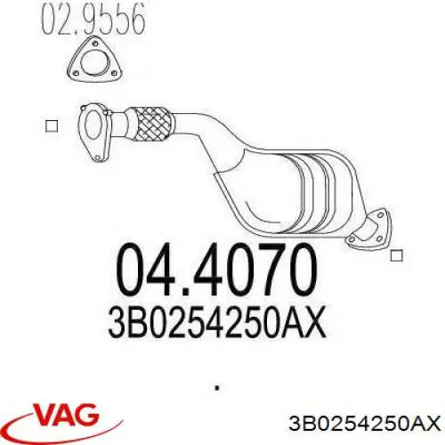  VAG 3B0254250AX preço, a partir de 1685,33 USD