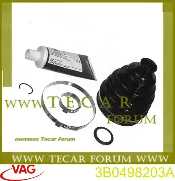 Bota de proteção externa de junta homocinética do semieixo dianteiro VAG 3B0498203A preço, a partir de 7,66 USD