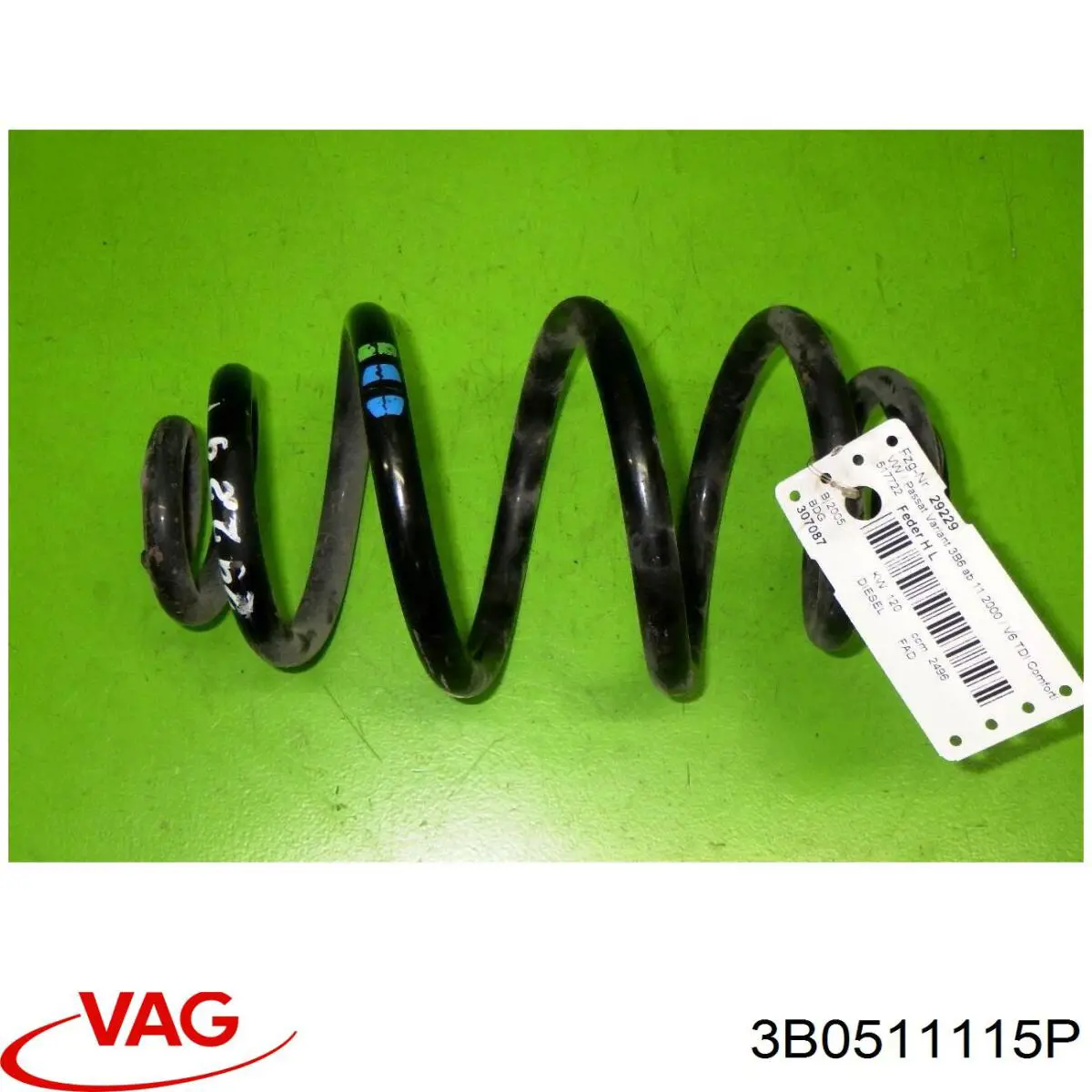 Mola traseira VAG 3B0511115P preço, a partir de 39,60 USD