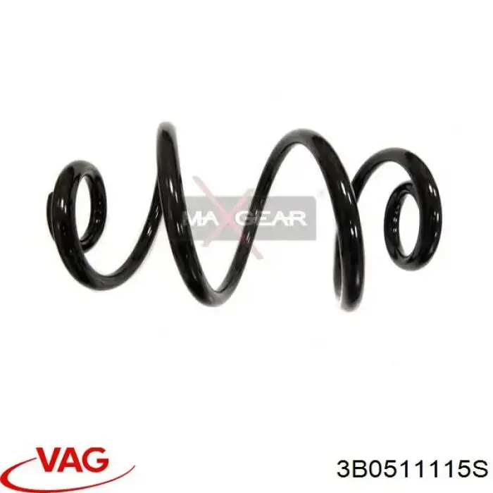 Compre 3B0511115S VAG Mola traseira