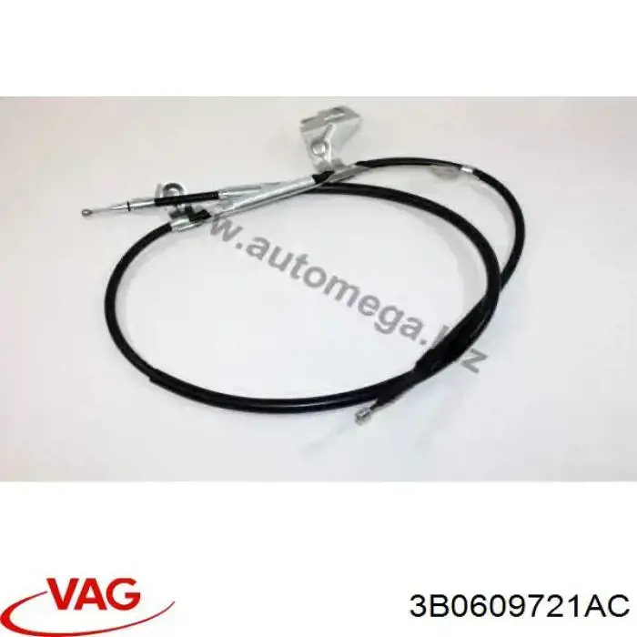 Compre 3B0609721AC VAG Cabo do freio de estacionamento traseiro esquerdo