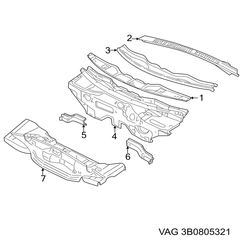 Compre 3B0805321 VAG 