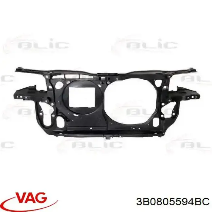 Compre 3B0805594BC VAG Suporte do radiador montado (painel de montagem de fixação das luzes)