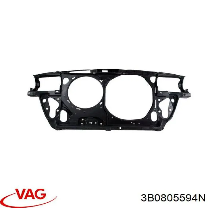 3B0805594N VAG Suporte do radiador montado (painel de montagem de fixação das luzes)