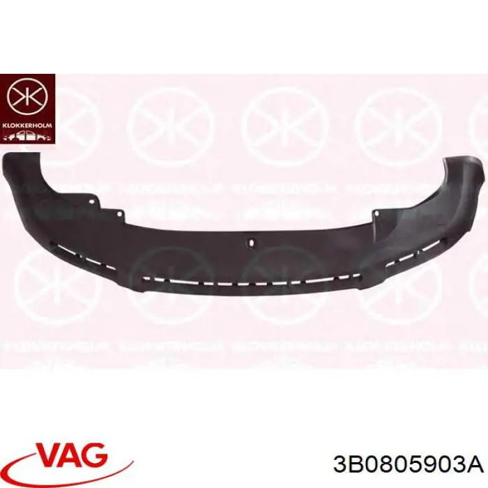 Compre 3B0805903A VAG Spoiler do pára-choque dianteiro