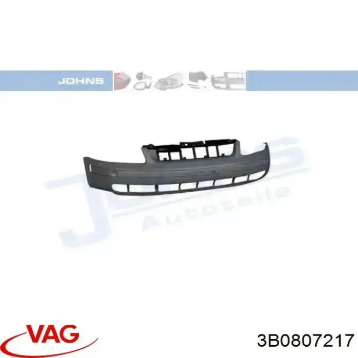 Pára-choque dianteiro VAG 3B0807217 preço, a partir de 146,15 USD