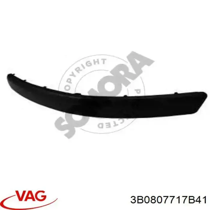 Compre 3B0807717B41 VAG Moldura esquerda do pára-choque dianteiro