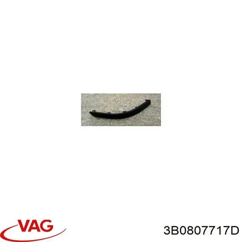 Placa sobreposta esquerda do pára-choque dianteiro VAG 3B0807717D preço, a partir de 12,47 USD