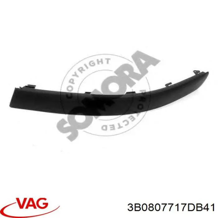 Placa sobreposta esquerda do pára-choque dianteiro VAG 3B0807717DB41 preço, a partir de 12,47 USD