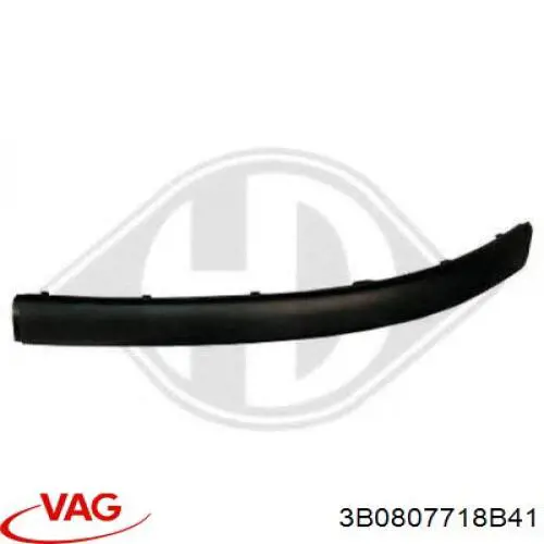 Compre 3B0807718B41 VAG Moldura direita do pára-choque dianteiro