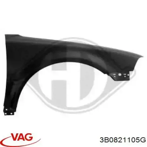 3B0821105G VAG Pára-lama dianteiro esquerdo