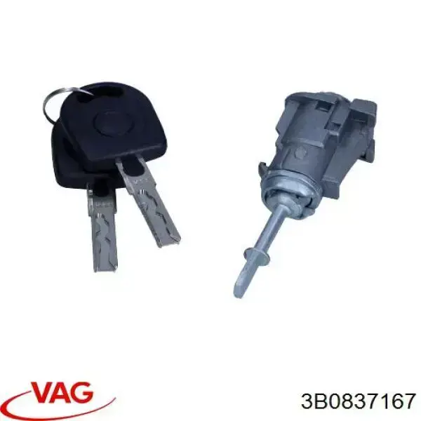 3B0837167 VAG Trinco de fecho da porta dianteira esquerda