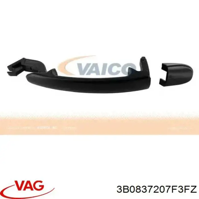 Maçaneta externa da porta dianteira VAG 3B0837207F3FZ preço, a partir de 10,23 USD